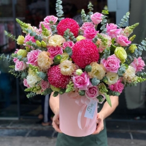 Hộp hoa cúc mẫu đơn