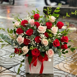 Lẵng hoa nắng hạ